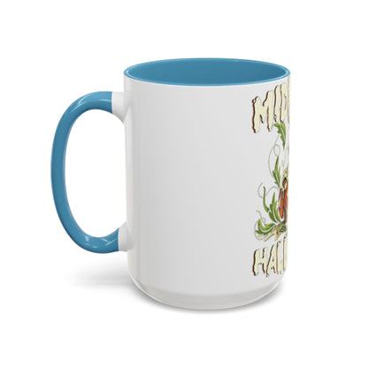 Halloween Accent Coffee Mug with Pumpkin Design, Halloween Gift, Spooky Decor, Fall Celebration, Autumn Coffee Mug