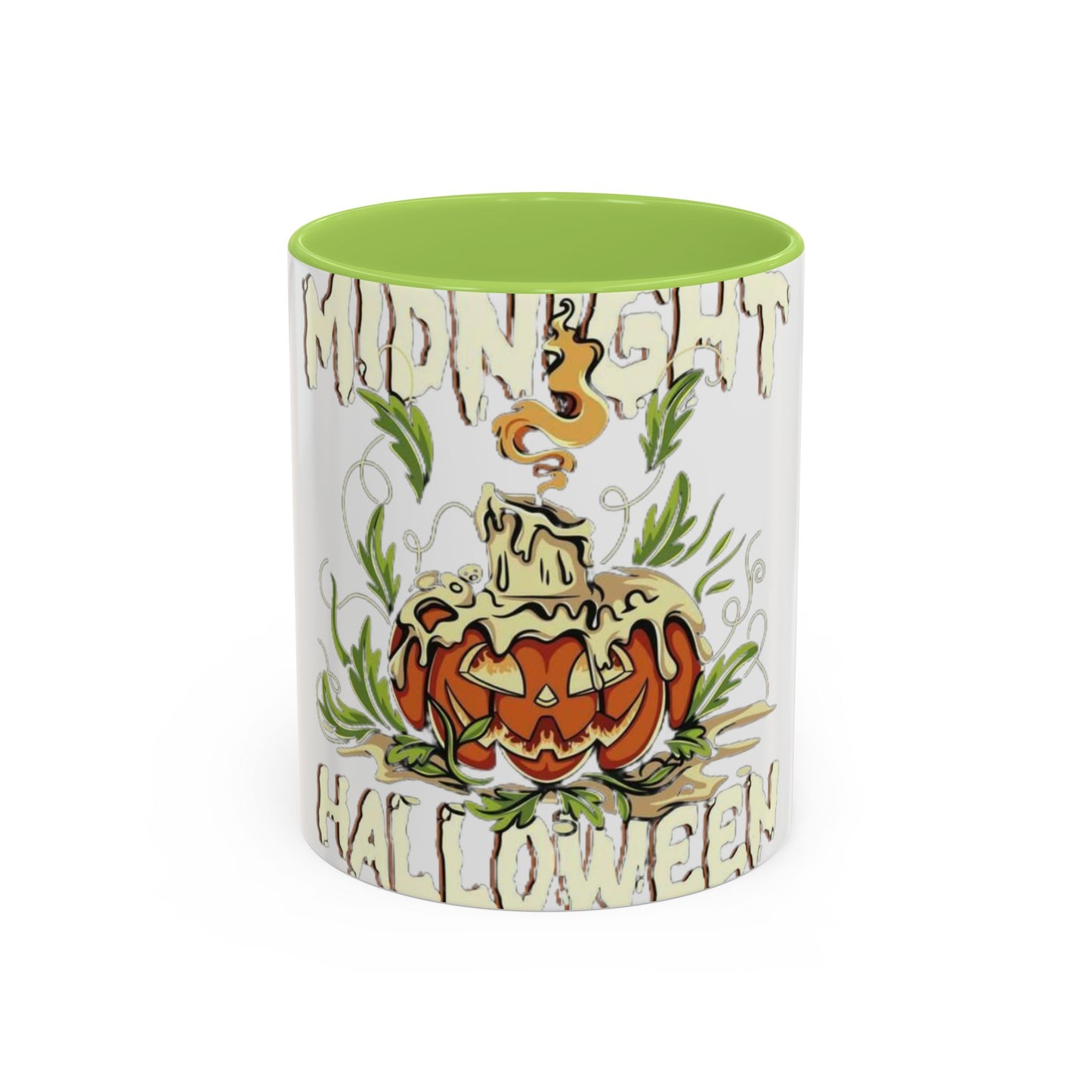 Halloween Accent Coffee Mug with Pumpkin Design, Halloween Gift, Spooky Decor, Fall Celebration, Autumn Coffee Mug