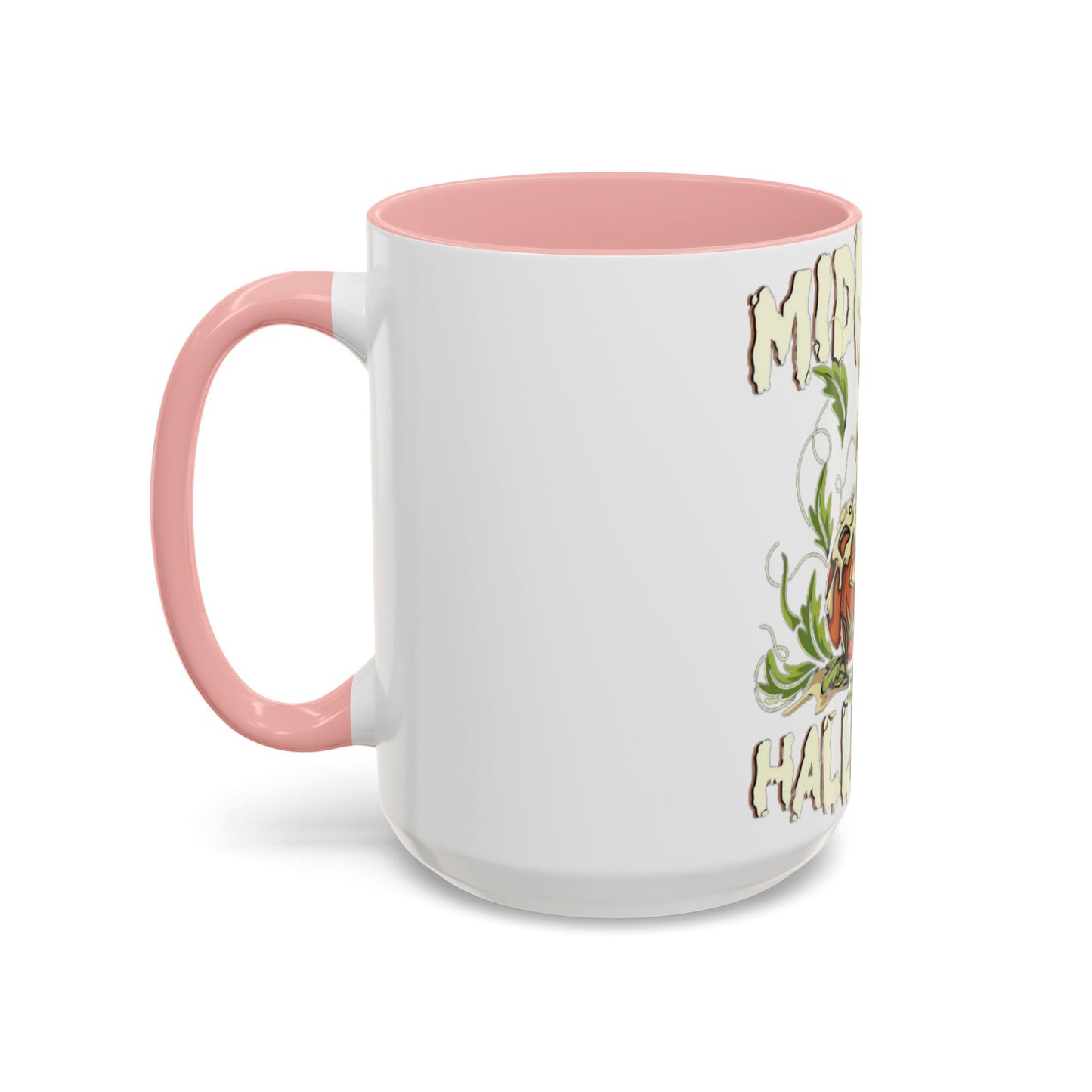 Halloween Accent Coffee Mug with Pumpkin Design, Halloween Gift, Spooky Decor, Fall Celebration, Autumn Coffee Mug