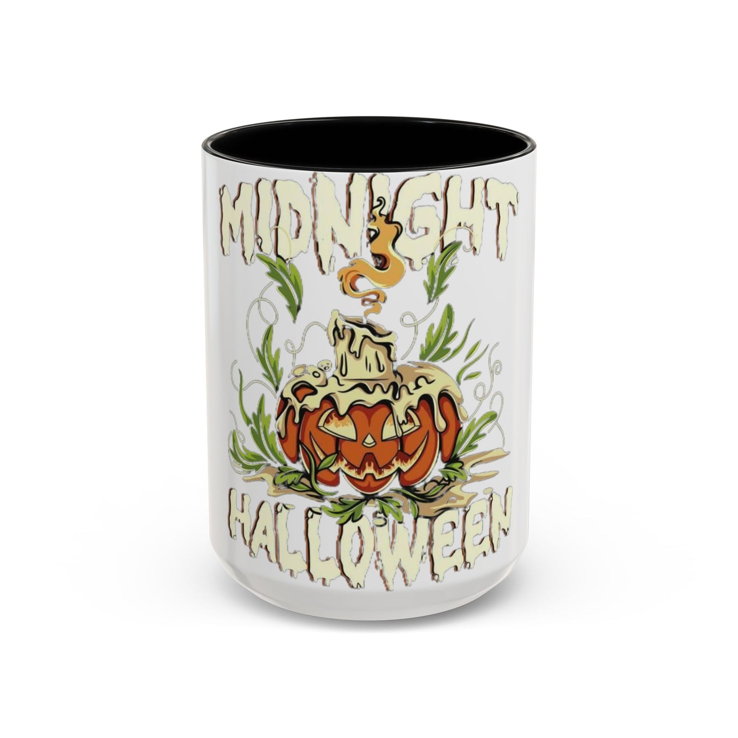 Halloween Accent Coffee Mug with Pumpkin Design, Halloween Gift, Spooky Decor, Fall Celebration, Autumn Coffee Mug