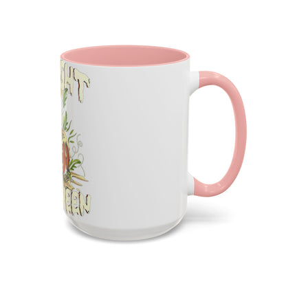 Halloween Accent Coffee Mug with Pumpkin Design, Halloween Gift, Spooky Decor, Fall Celebration, Autumn Coffee Mug